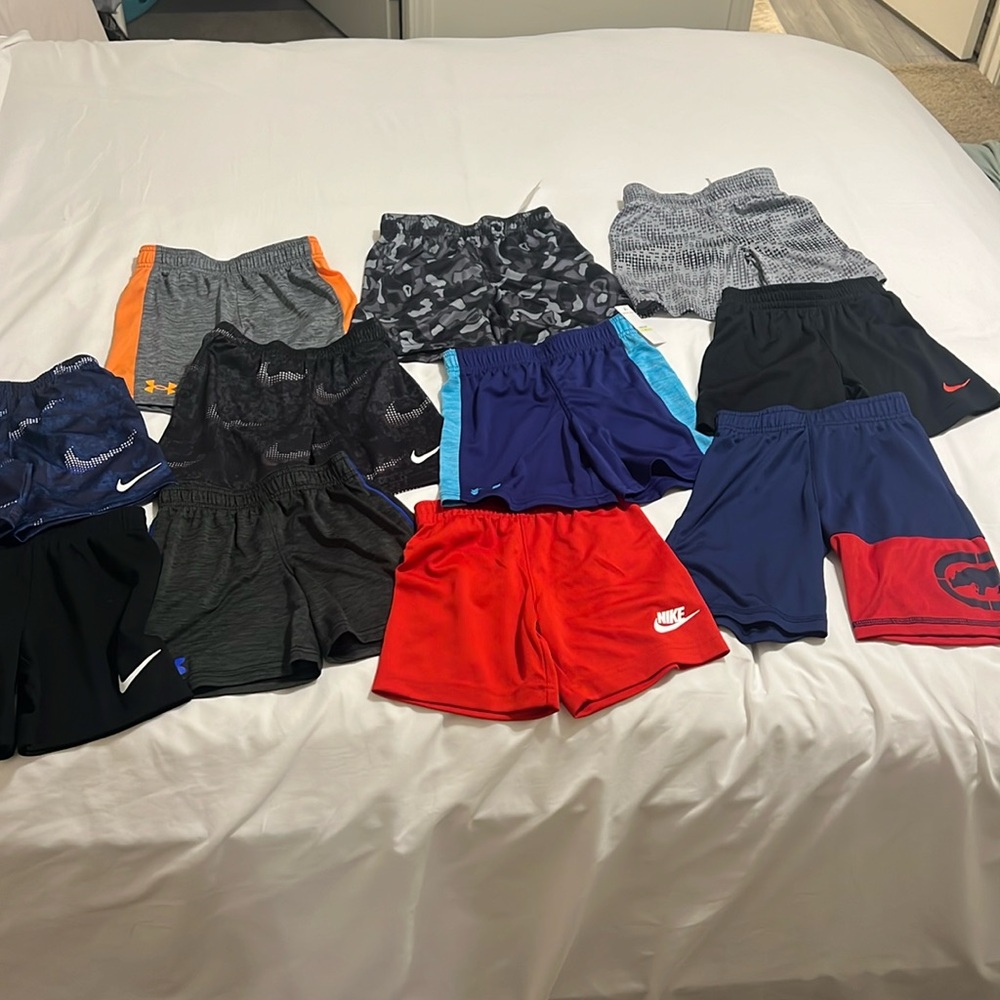 NWT boys 4 (xs) shorts - Nike/UnderArmour/Ecko